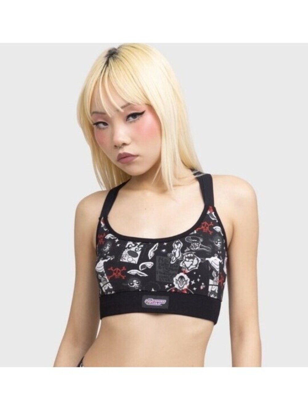 Killstar Powerpuff Girls We Want To Fight Bralette Sports Bra Women's Sz 3XL NEW